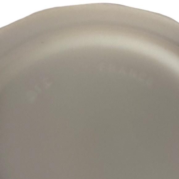 Vintage Arc Mugs Made in France Set of 4 White & Yellow with Blue Flowers - Picture 6 of 6